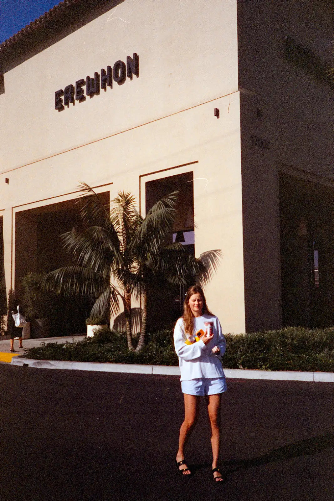 California film photograph outside Erewhon
