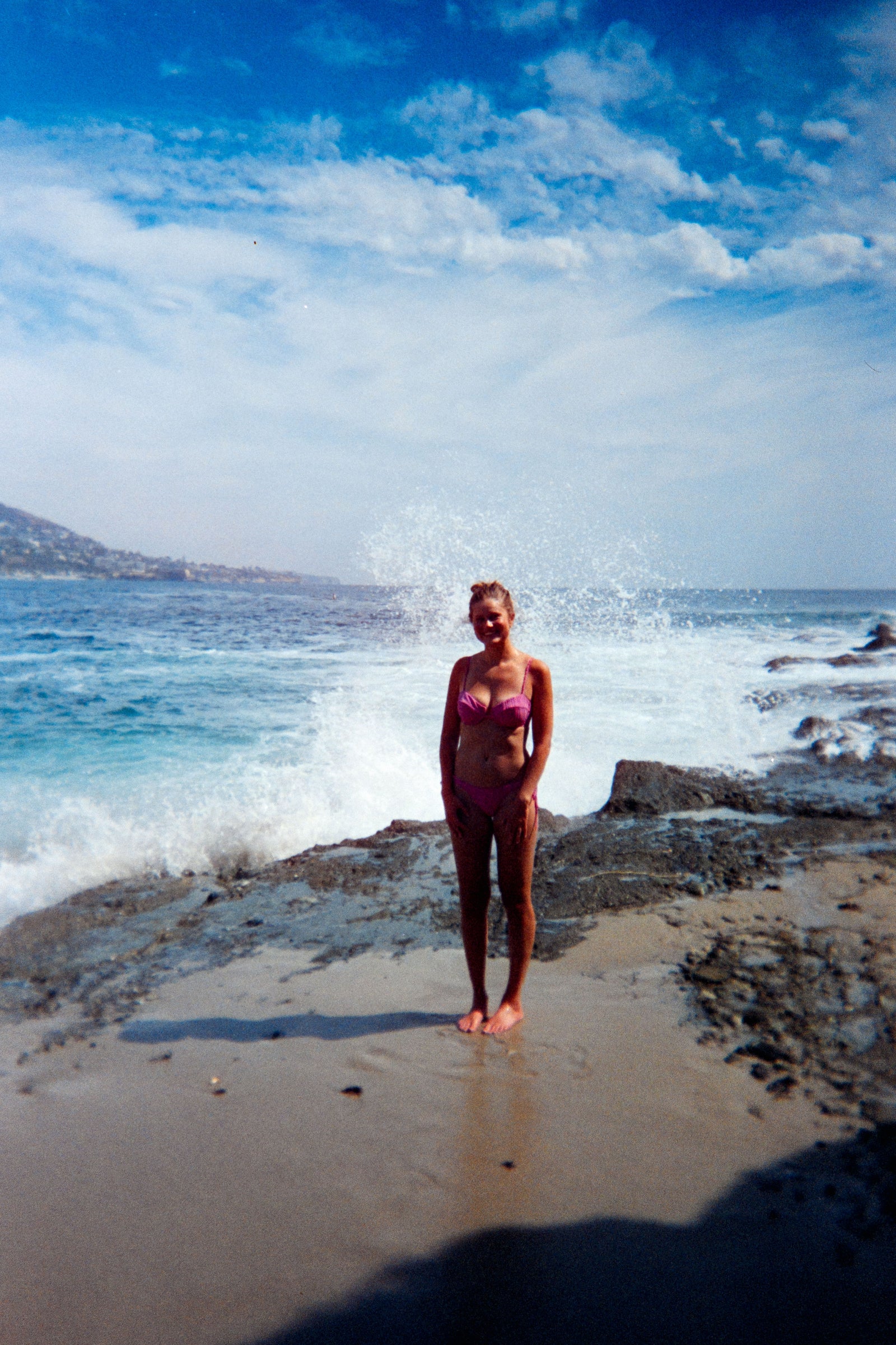 A coastal travel memory captured on film
